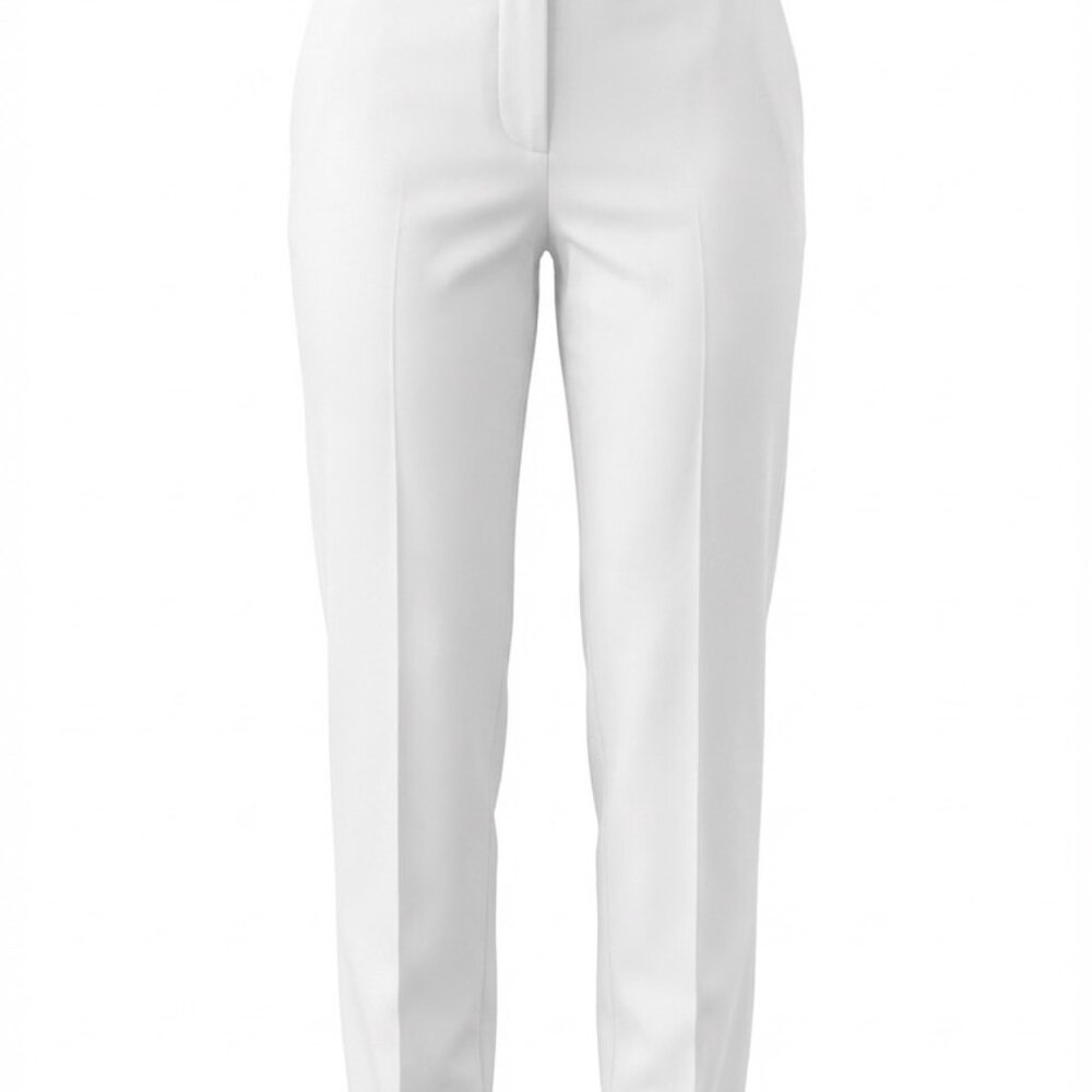Theory Womens Size 10 White Cropped Straight Leg Pants